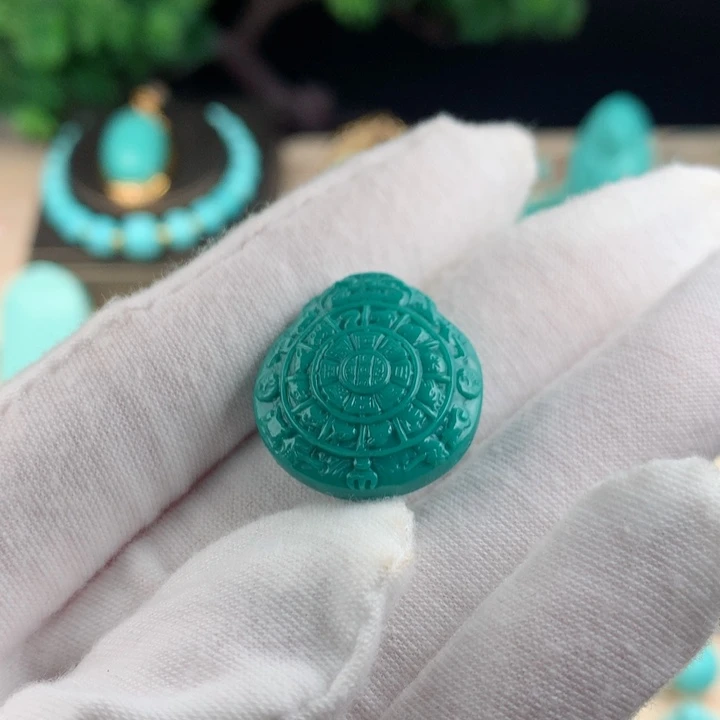【闪购商品】绿松石九宫八卦牌未镶嵌