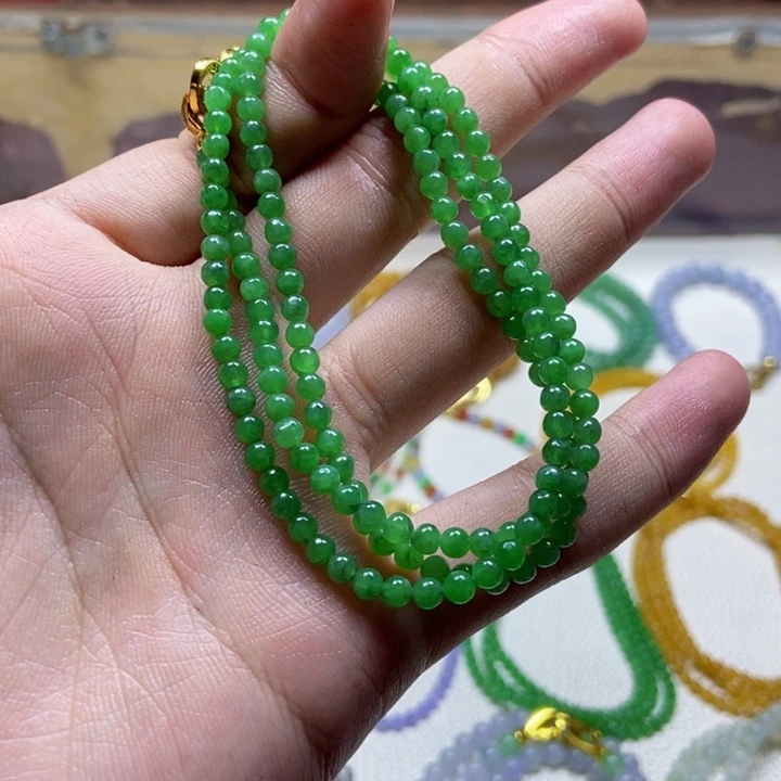 定制翡翠未镶嵌缅甸翡翠A货卡3.9