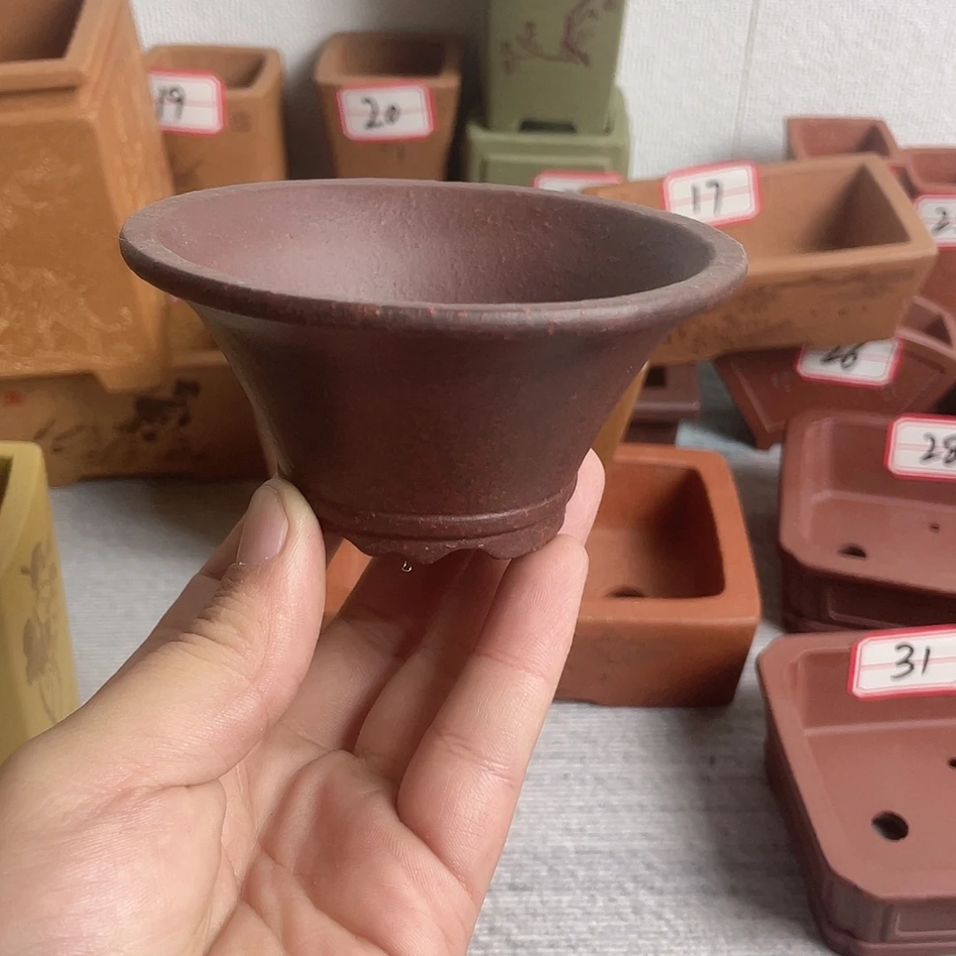 紫砂花盆宜兴精品紫砂9-4.5