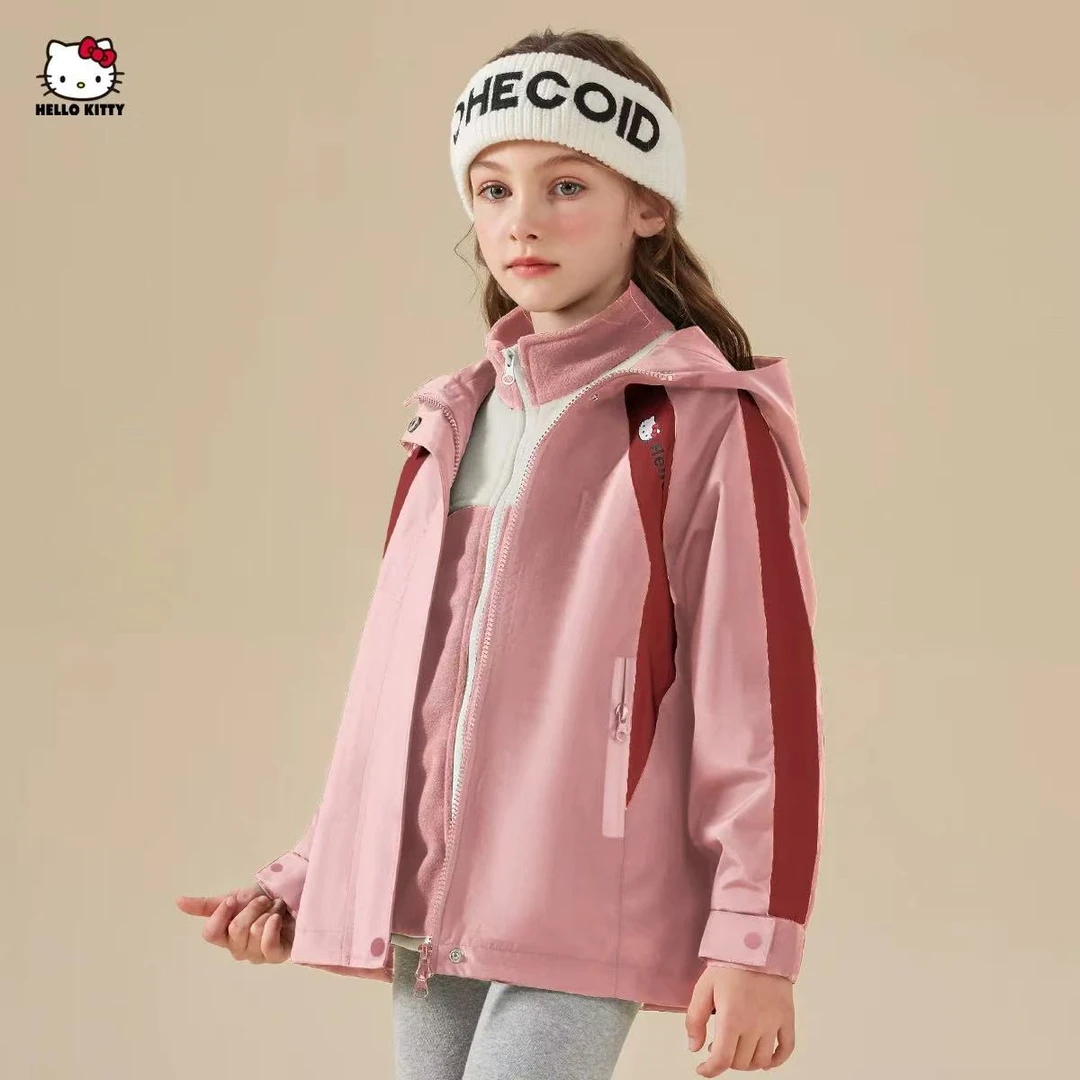 9003女童三合一外套