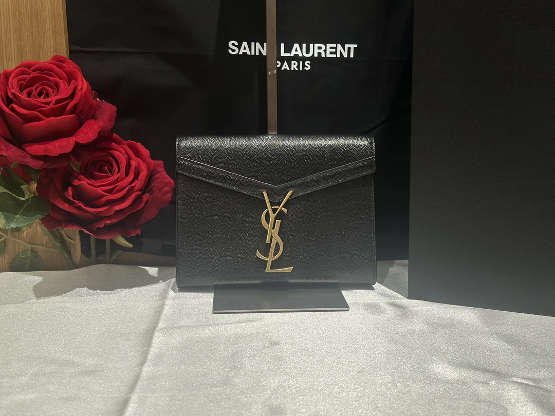 未使用 YSL/圣罗兰 壹所奢品/YSL鱼子酱黑金Cassandra小woc/闲置