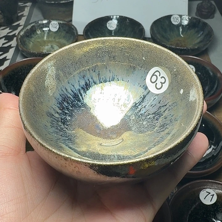 茶盏63 坚记茶盏摆件