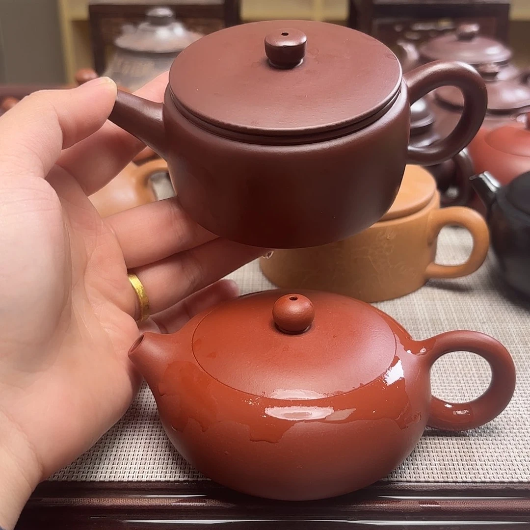 紫砂茶壶道**然微瑕处理