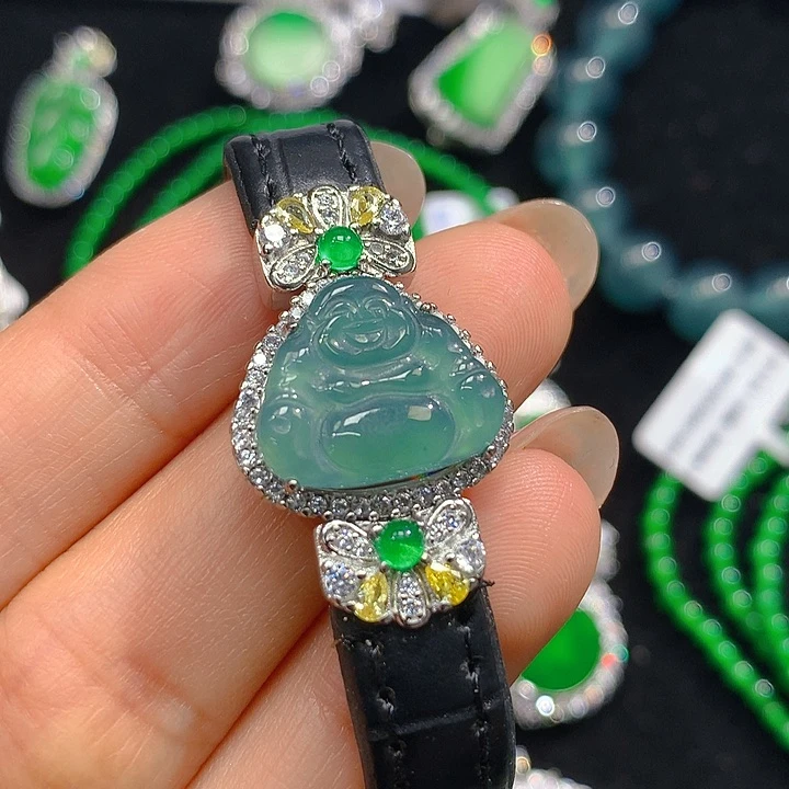 翡翠手链未镶嵌翡翠