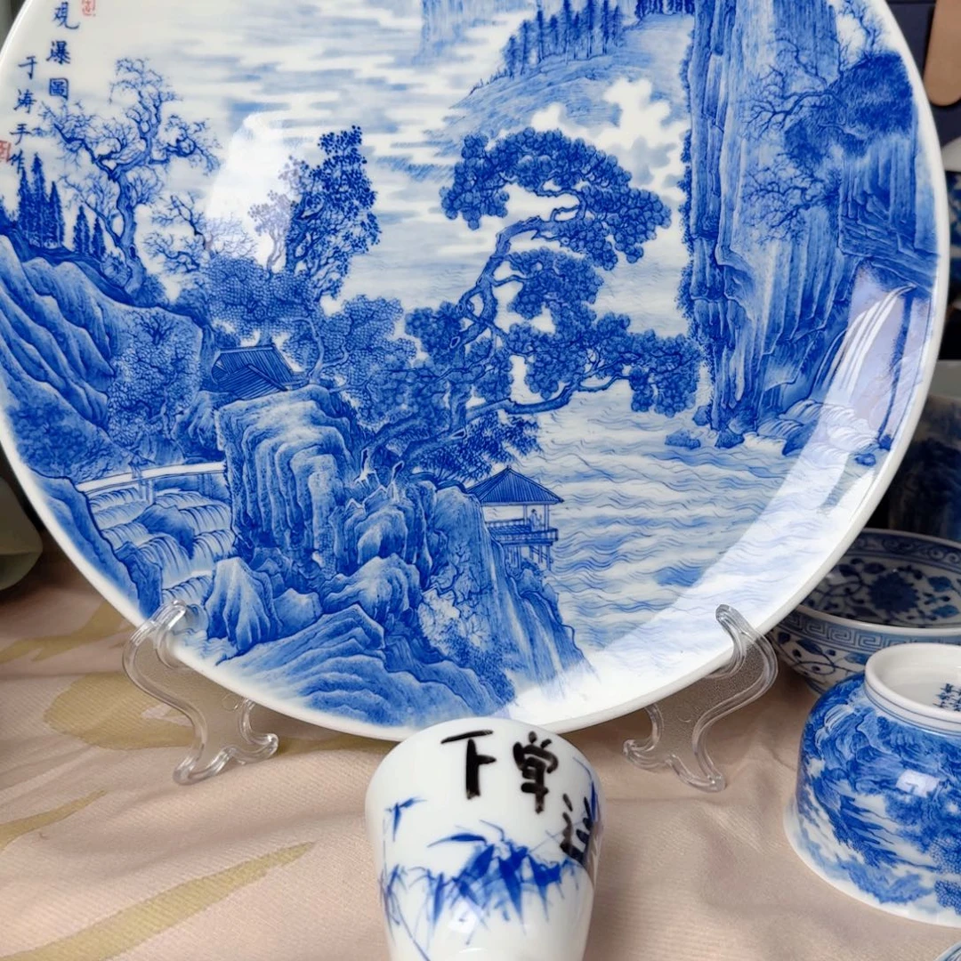 梦***J景德镇陶瓷手工赏盘