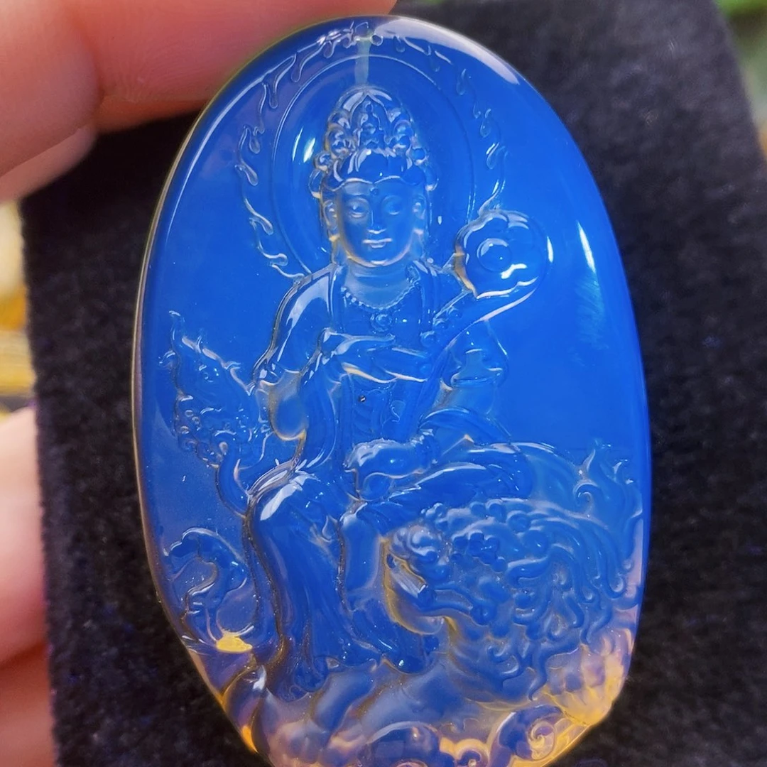 【闪购商品】蓝珀吊坠(不含链)未镶嵌