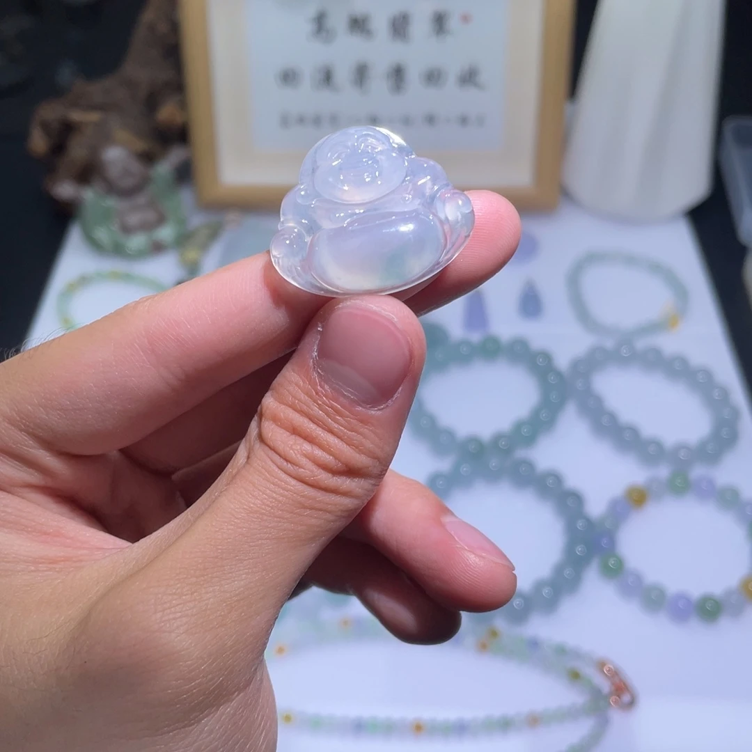翡翠未镶嵌颈饰吊坠39回流