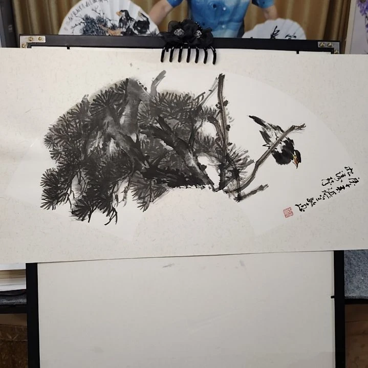 国画张圣敏老师纯手绘作品