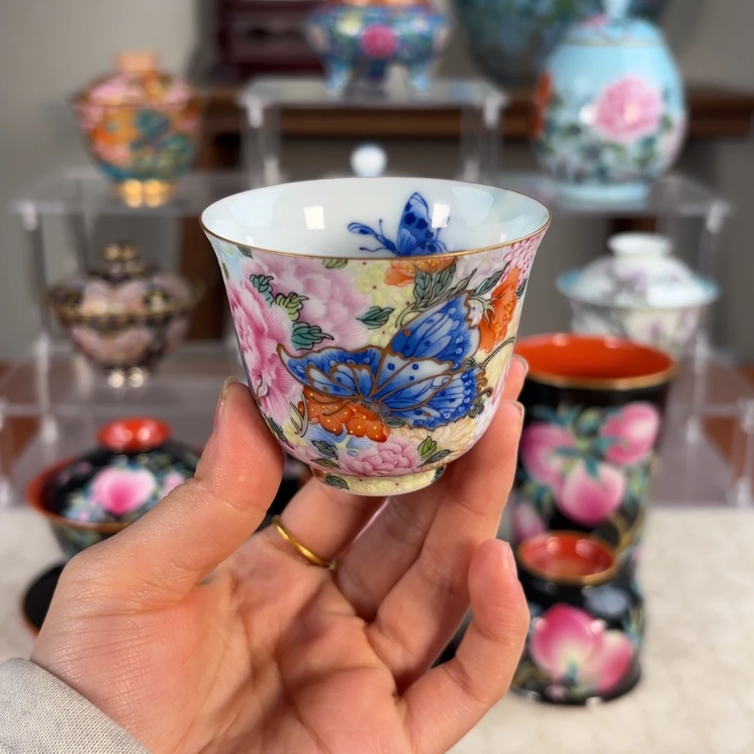 纯手工手绘 高端茶器