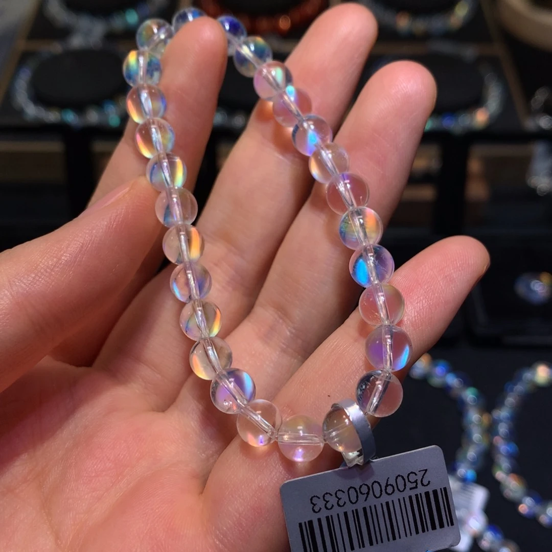 未镶嵌手串月光石6.8左右