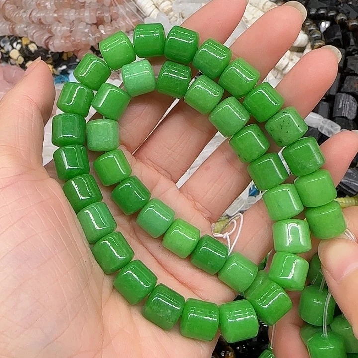 玛瑙/玉髓合金珠宝半成品马来玉10mm一条老型