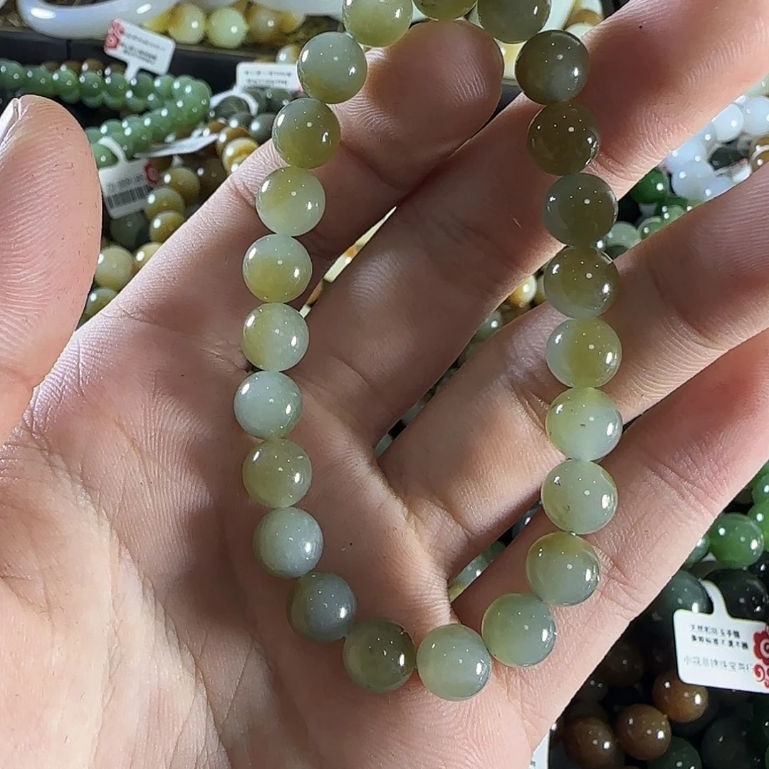 和田玉手链未镶嵌173