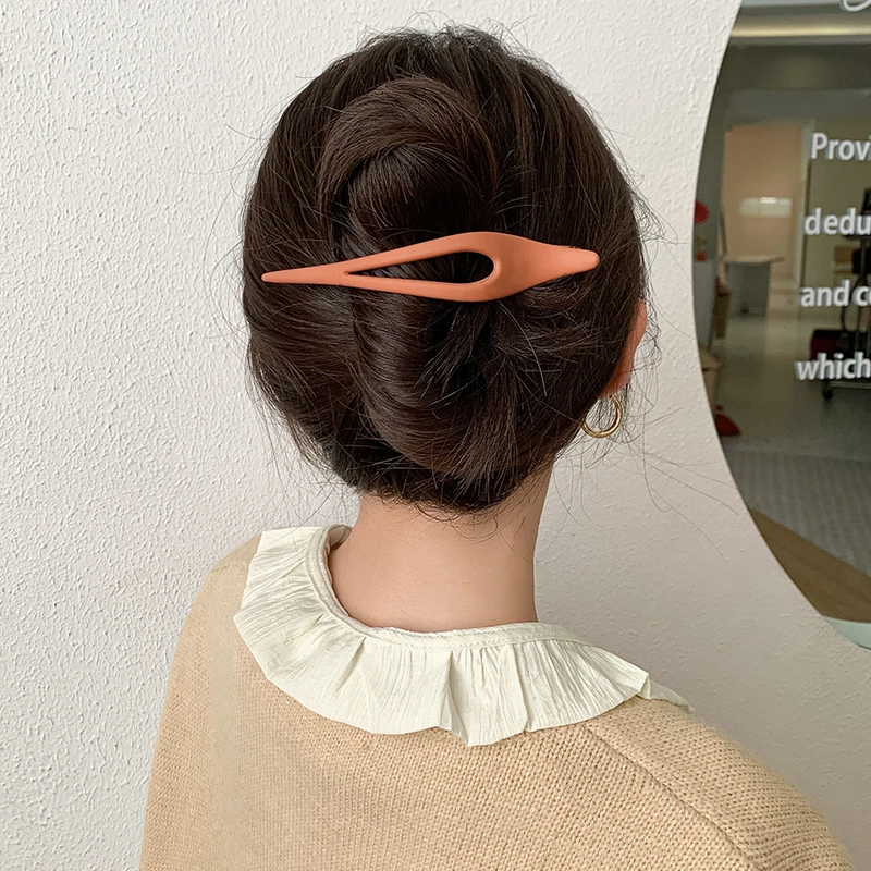 时尚鸭嘴夹女夏季2025年新款后脑勺竖发夹韩式香蕉夹简约发卡头饰