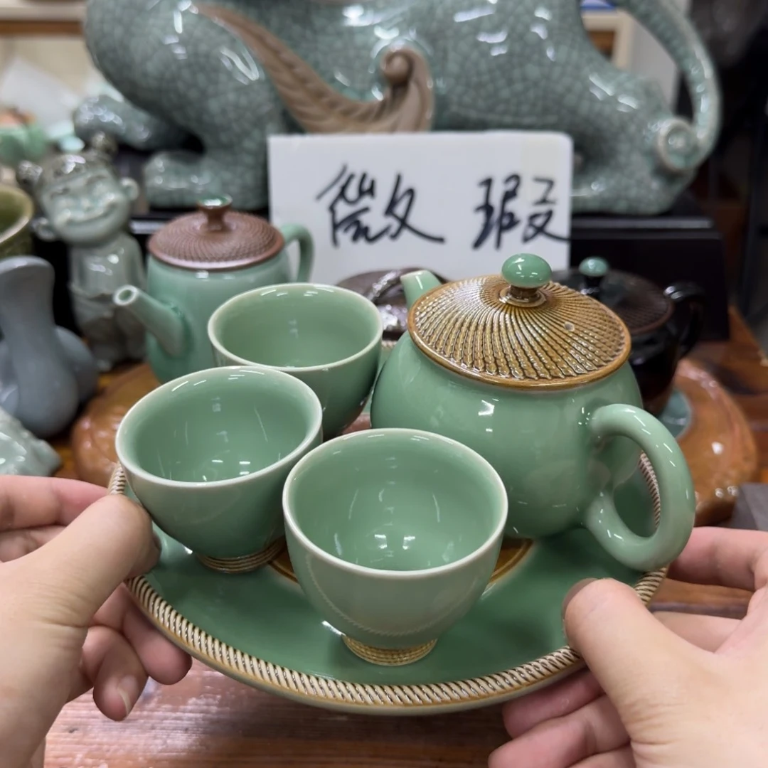 龙泉青瓷小仲茶器3745