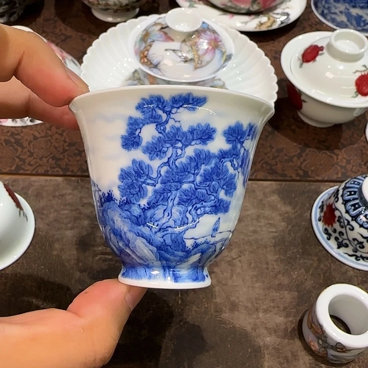 阳***扬访友图九本小茶杯