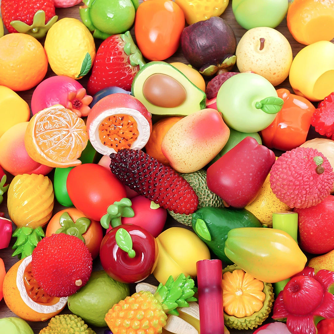 【回家随心拆】水果盲袋对碰-大号实色水果萌粒 DIY树脂装饰小摆件