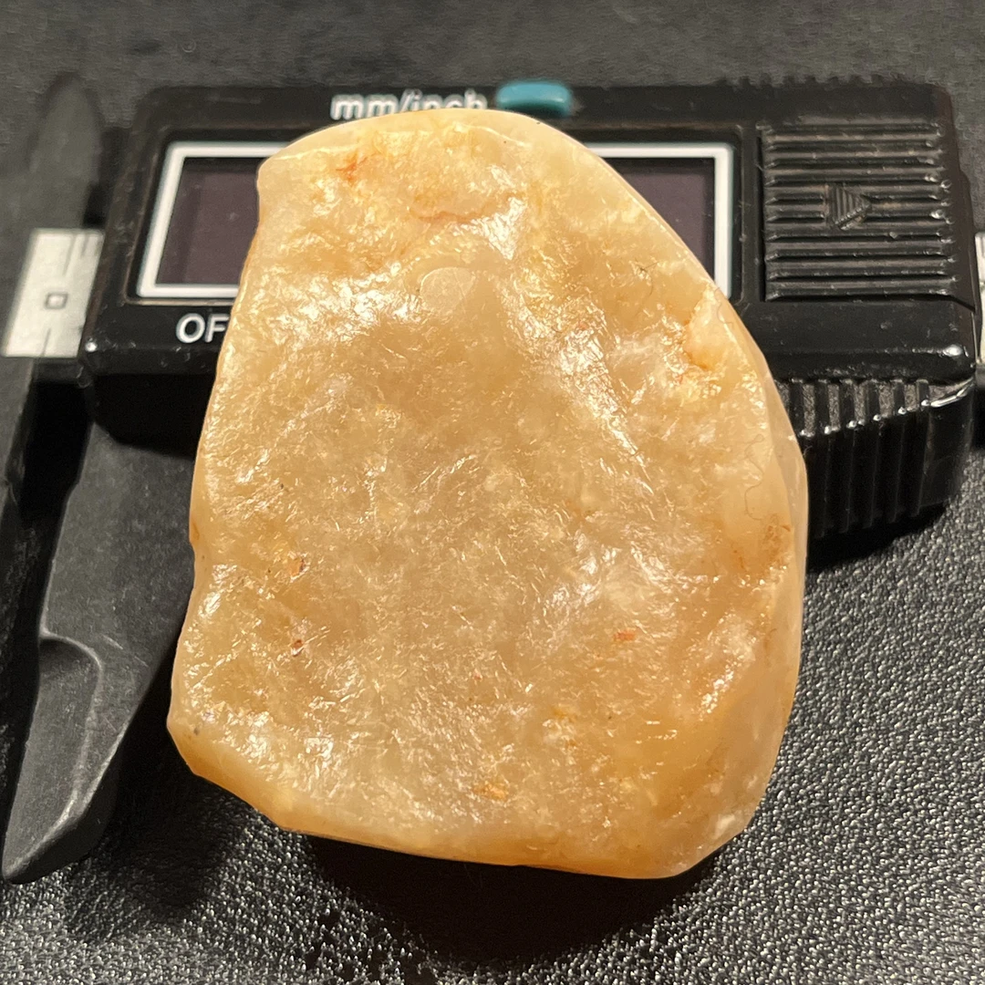 昌化石昌化田黄原石，重43克