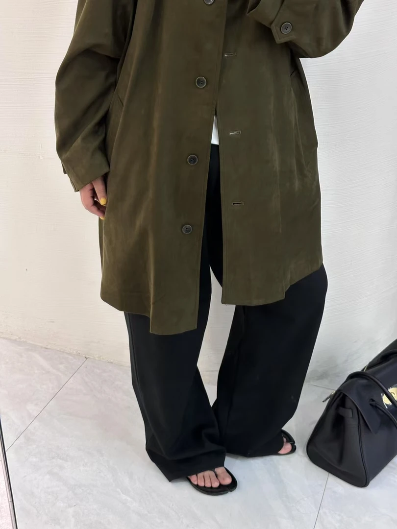 商务女大码轻奢风衣