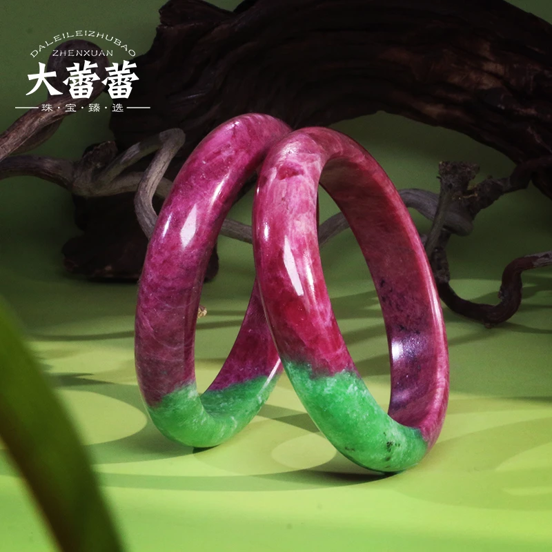 红宝俏色手镯-多样性发其一