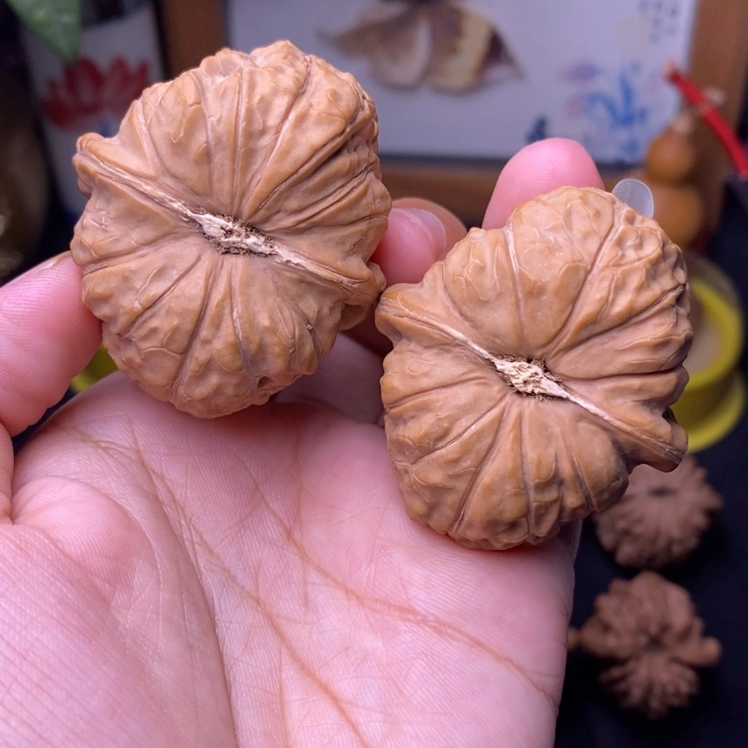 把件文玩核桃42南瓜墩