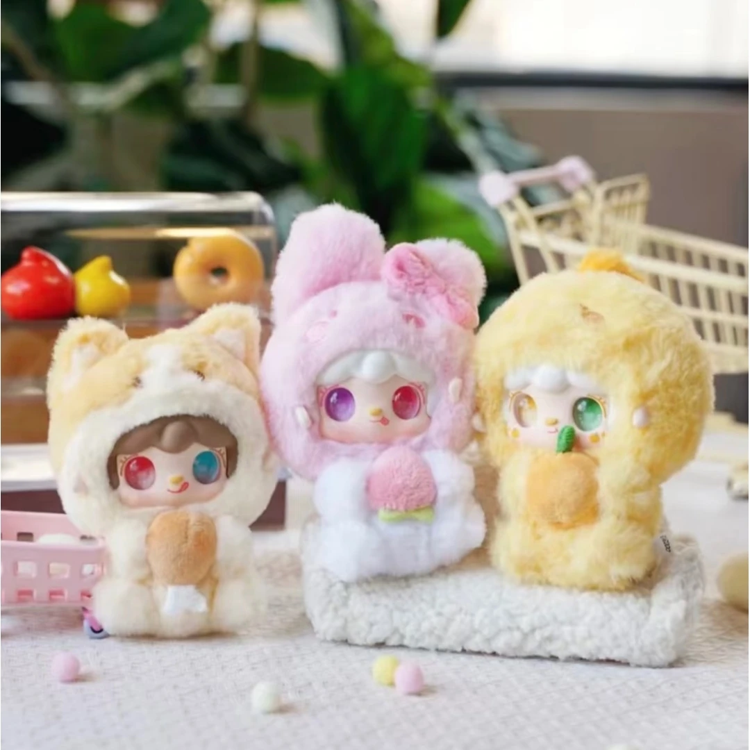 正品yooki氧氧十代抱抱美食店盲盒毛绒包包挂件送可爱女生日礼物