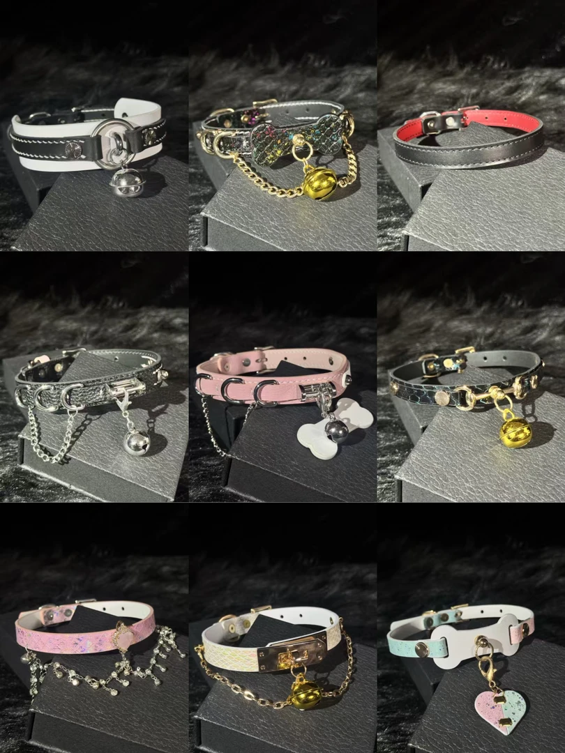 非金属皮质项链 真皮手工制作仅一件链接微瑕项圈直播专属