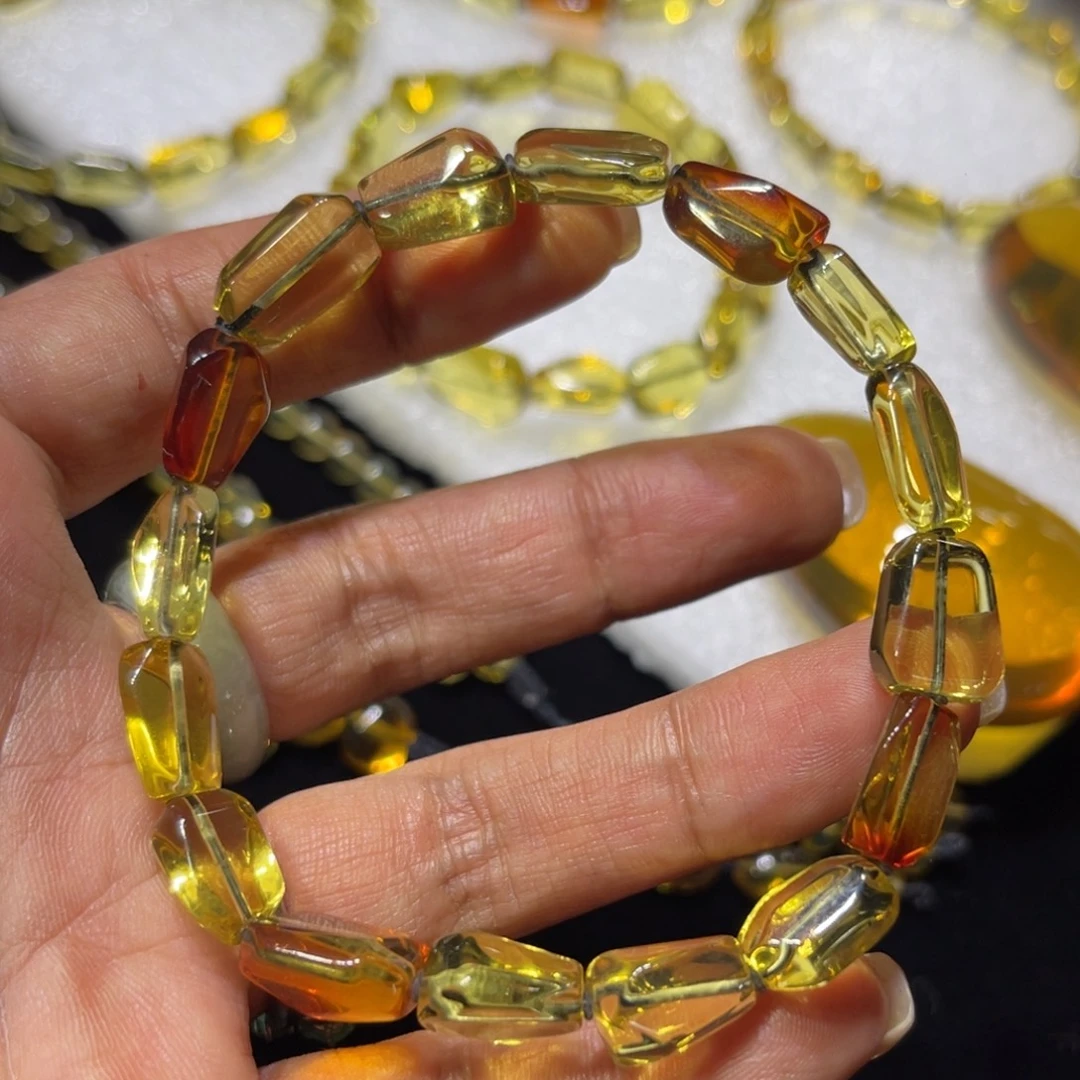 琥珀未镶嵌手串手串