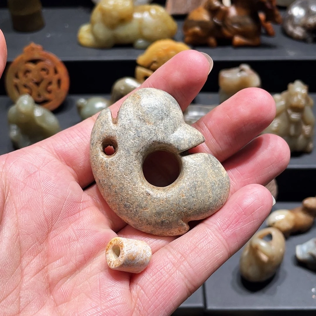 九***哥和田玉（糖玉）未镶嵌挂件