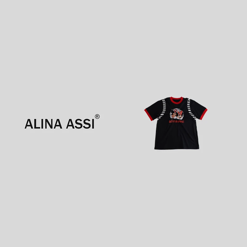 【大瑶家】2025春夏新款百搭时尚T恤简约显瘦短袖上衣W272