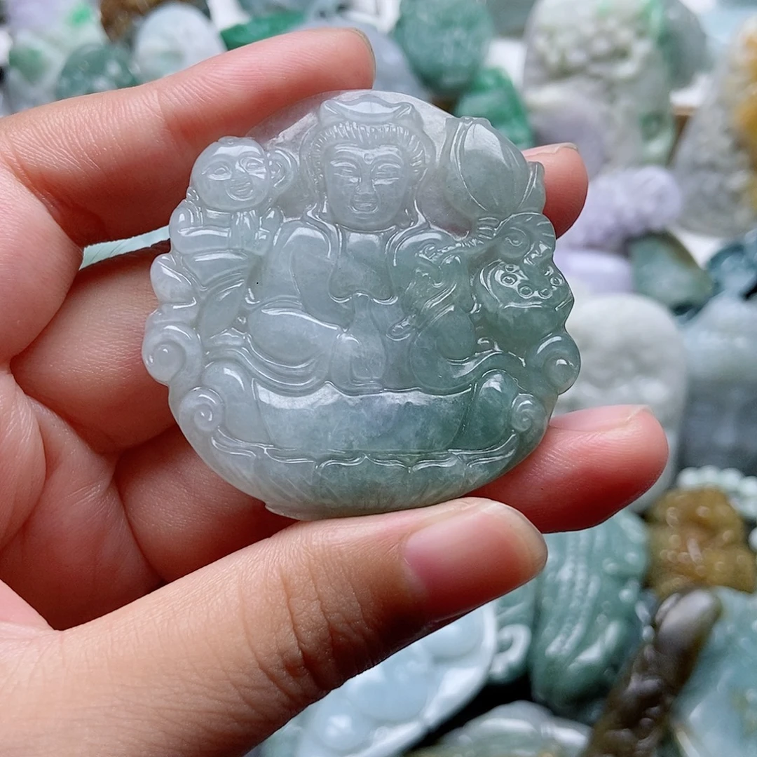 吊坠(不含链)未镶嵌翡翠1