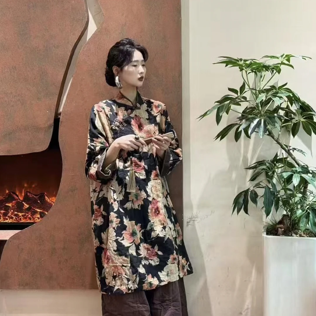 惊蛰优雅福禄考提花匠心设计上衣