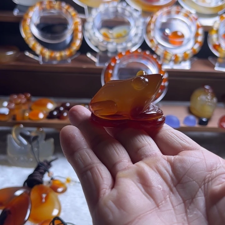 玛瑙/玉髓颈饰合金小*宝