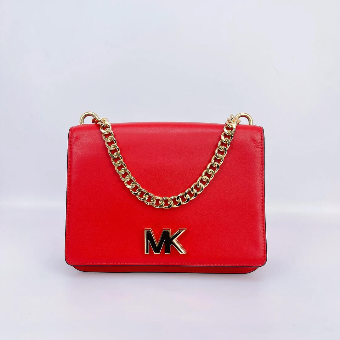 95新 MICHAEL KORS/迈克高仕 迈克高仕 红色手提包底长23 C243