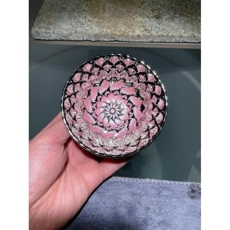 【闪购商品】粉莲花杯  精美茶杯品茗杯主人杯1