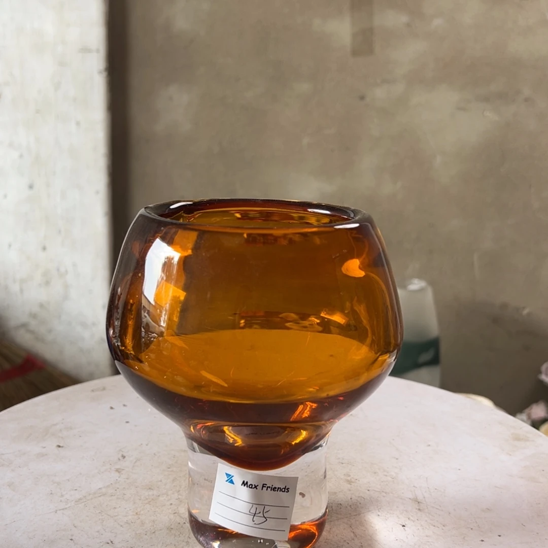 弘扬琉璃花器微瑕高度17