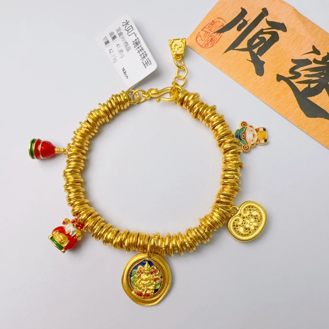 足金999 投资金 卡5盘缠 41.85 总长15.5cm zi