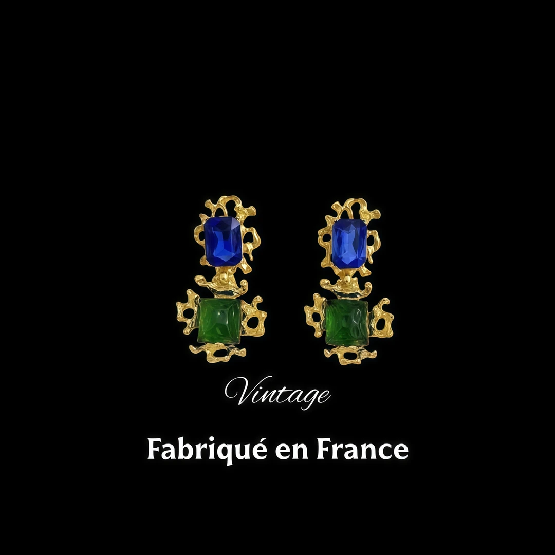 【贝加尔湖】复古宫廷风耳饰e530