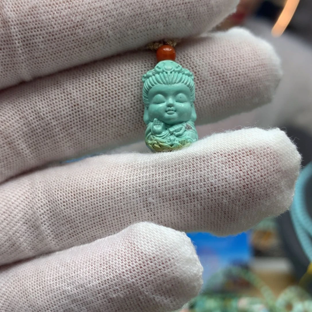 绿松石挂件未镶嵌