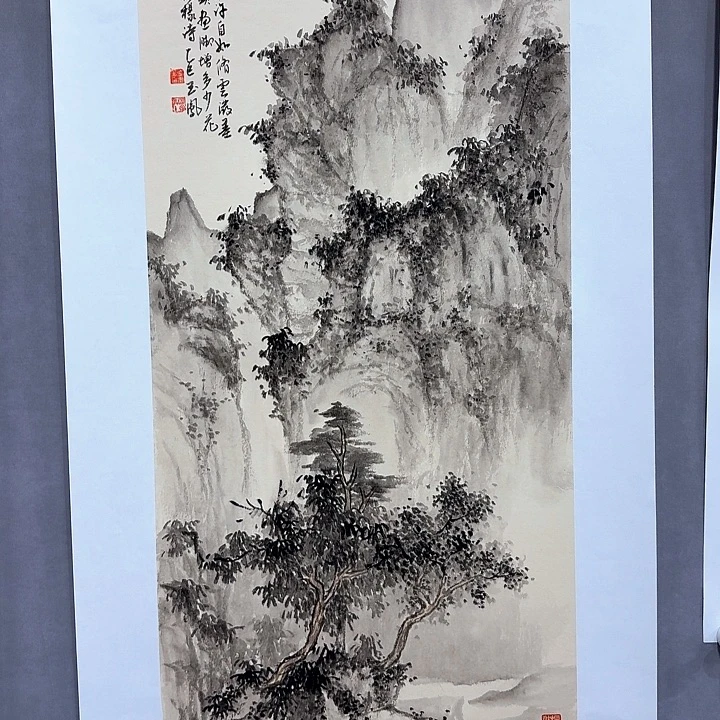 国画亲笔手绘放心去藏