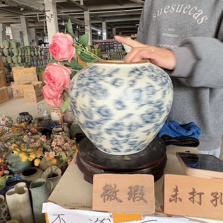 摆件陶景德镇陶瓷花瓶瑕疵专场