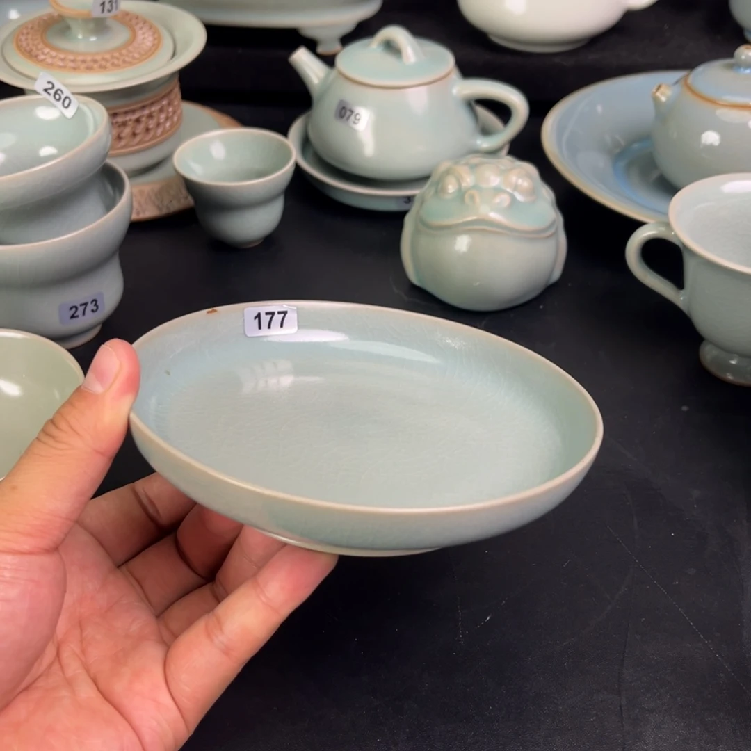 【闪购商品】微瑕卷足盘
