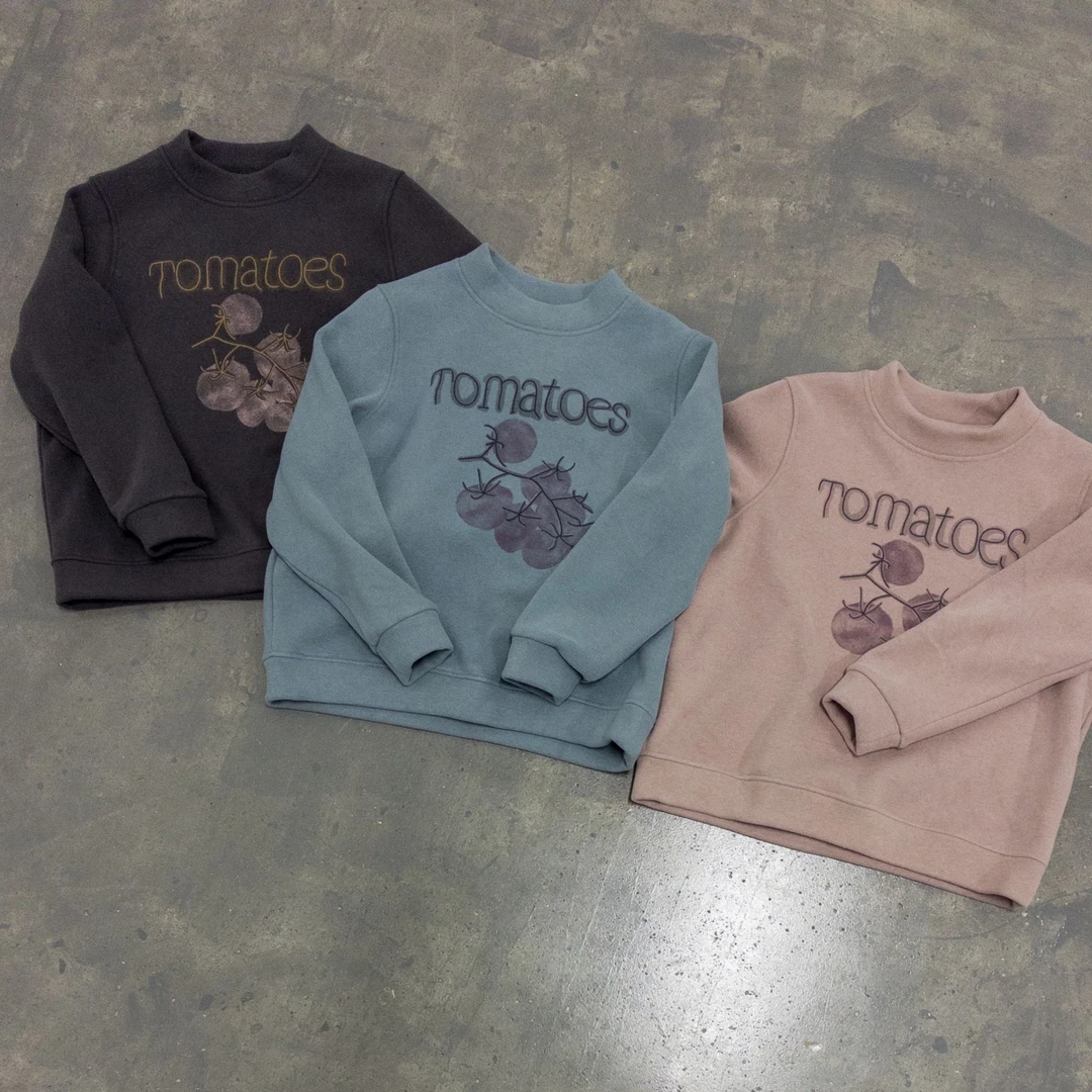 【卫衣系列】番茄绘 加绒百搭卫衣  低饱和氛围感百搭又显白~