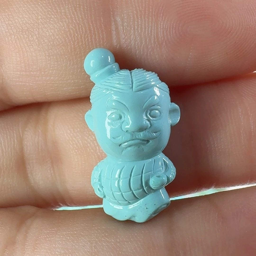 绿松石未镶嵌颈饰