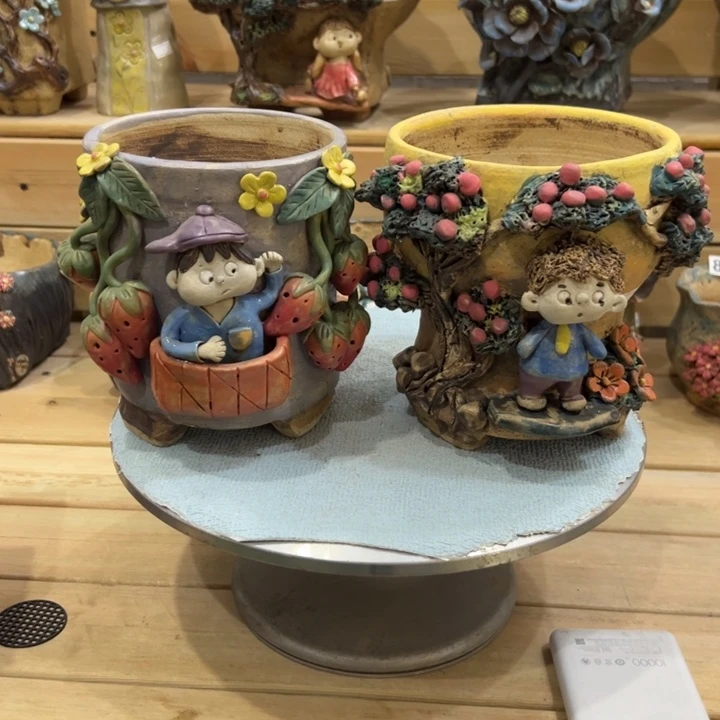 静***儿陶然多肉花盆百搭