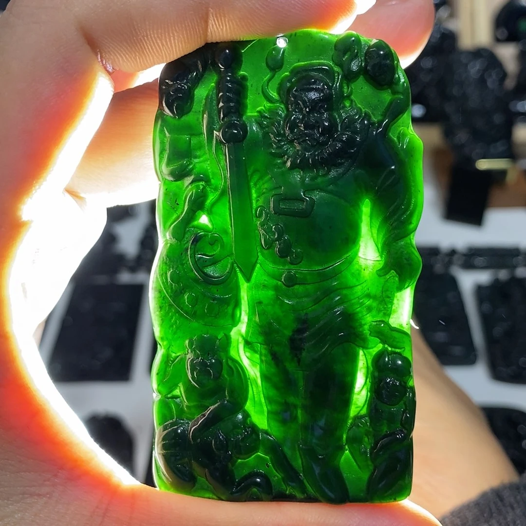 岫玉未镶嵌天然岫玉蛇纹石玉颈饰