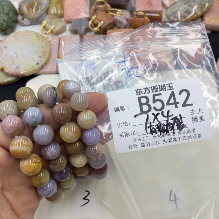 硅化珊瑚（珊瑚玉）颈饰合金黄*姐