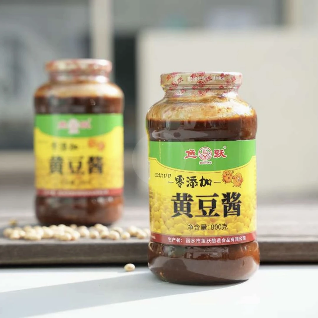 【纯粮酿造】零添加老缸黄豆酱非物质文化遗产手工露晒经典