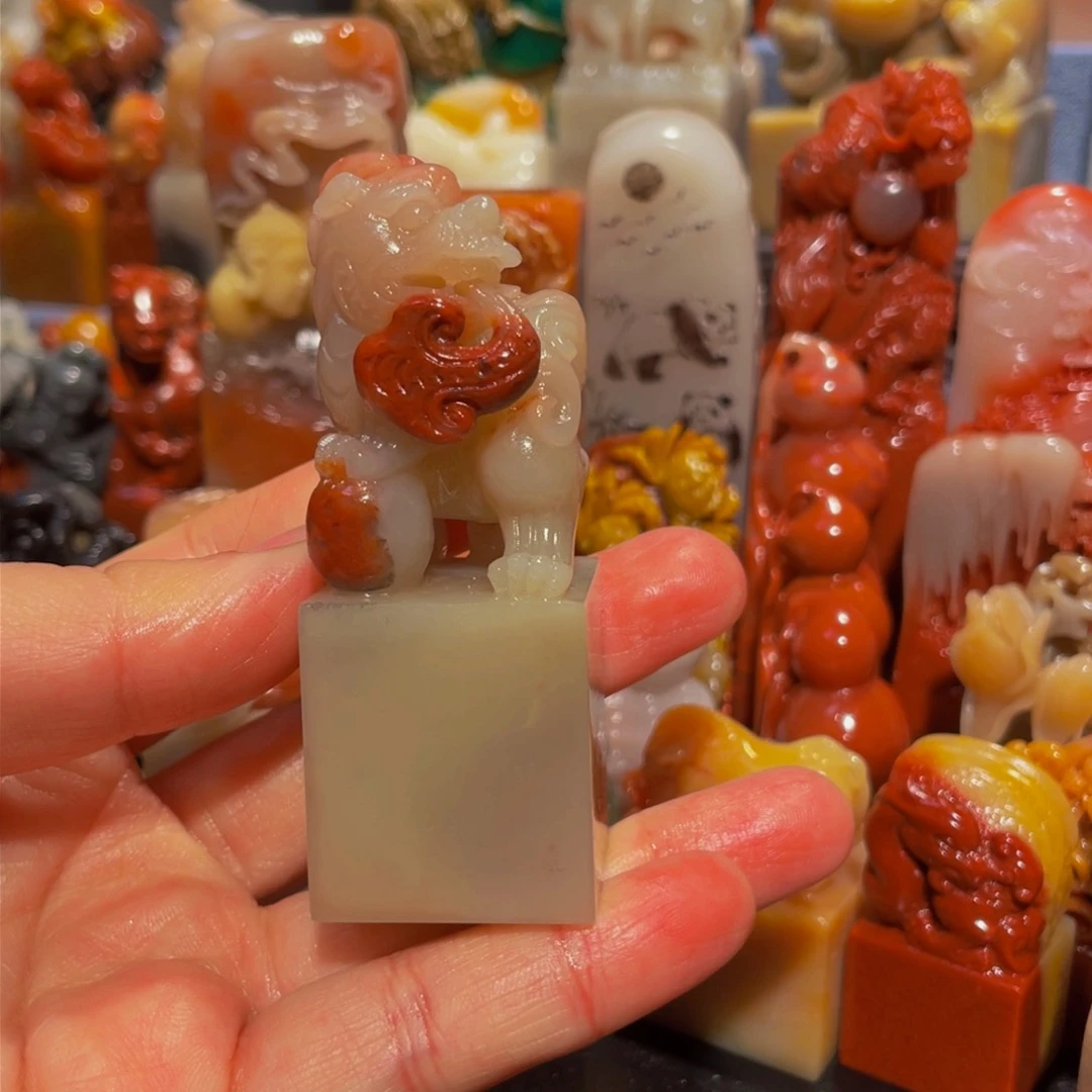 寿山石印石精美寿山