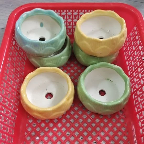 微瑕陶瓷盆12包邮