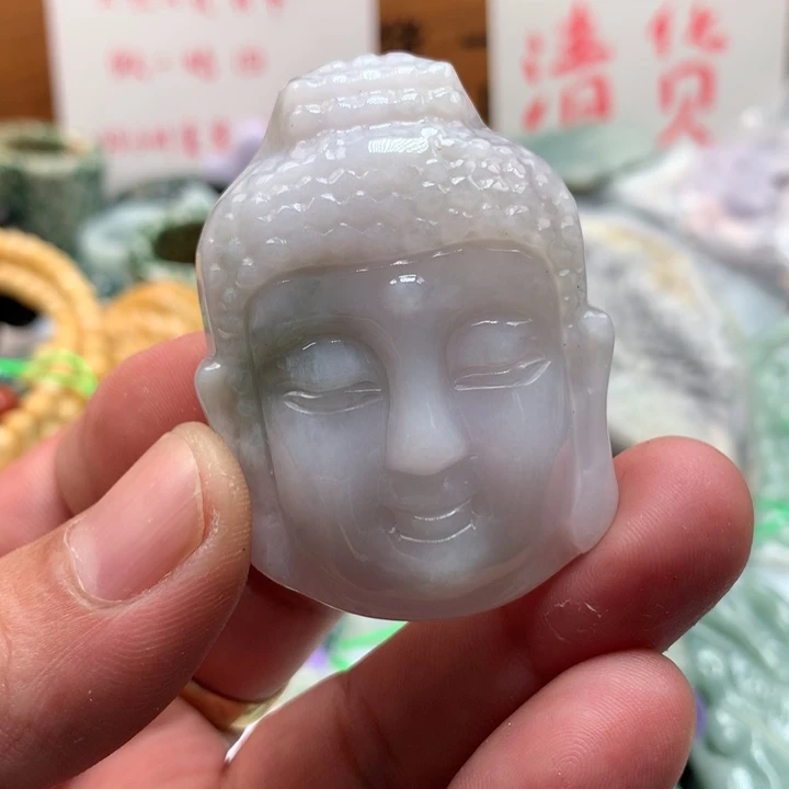 翡翠未镶嵌颈饰保真天然a货翡翠